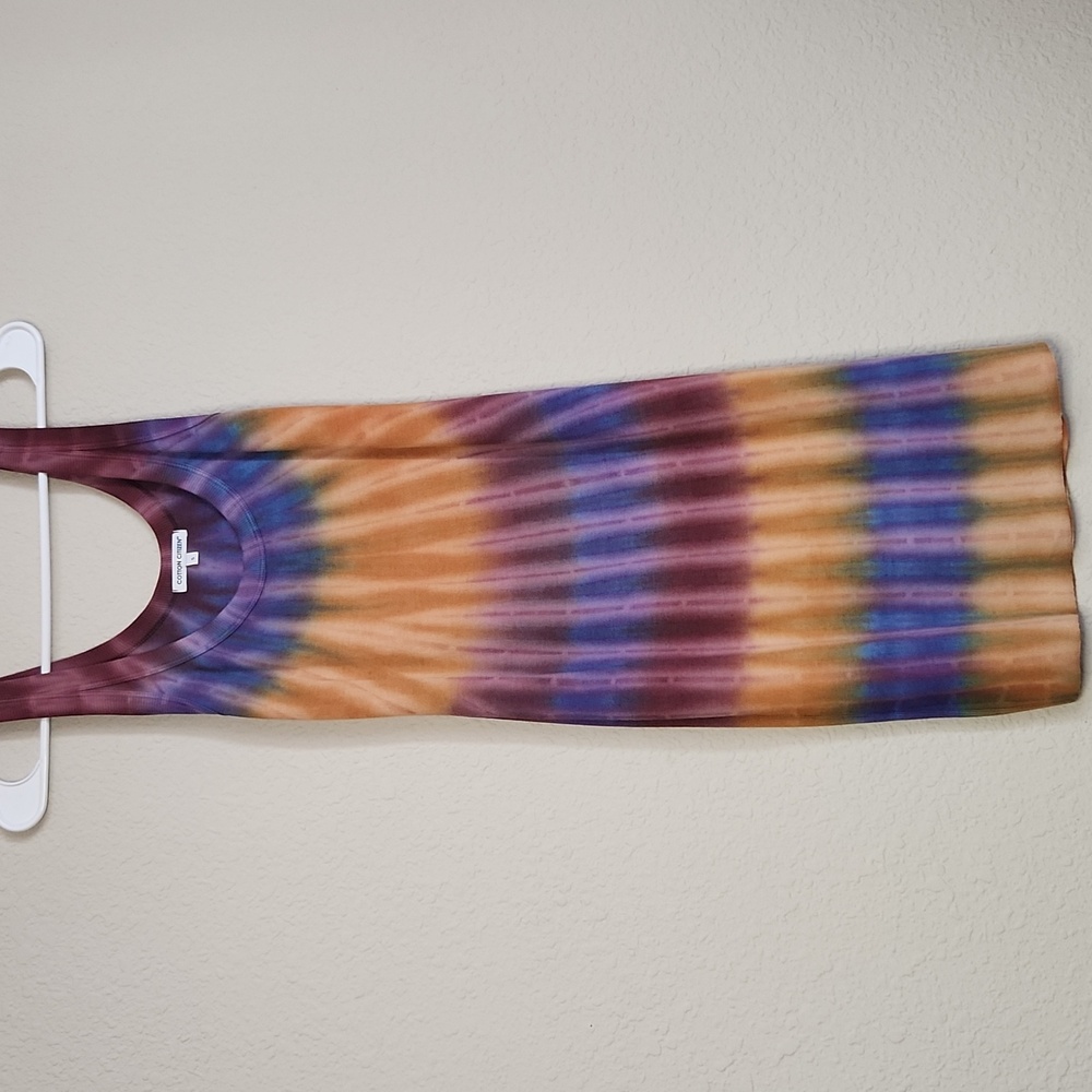 Cotton Citizen Tie-Dye Mini Tank Dress